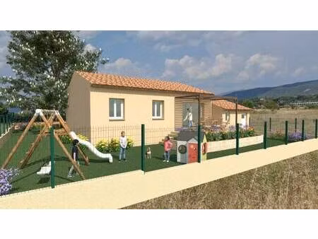 terrain avec maison neuve à vendre