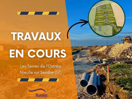 vente terrain 300 m² saujon (17600)