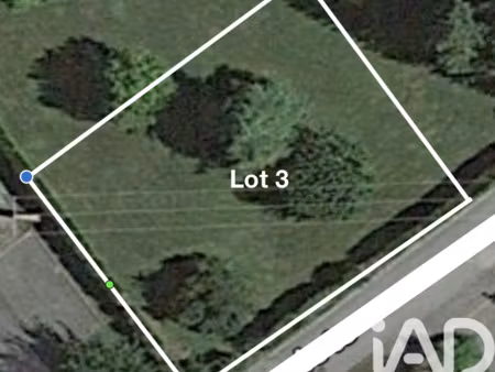 vente terrain à bâtir 705 m²