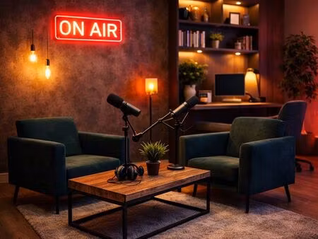 studio vidéo / podcast prêt à filmer – annemasse – idéal réseaux sociaux