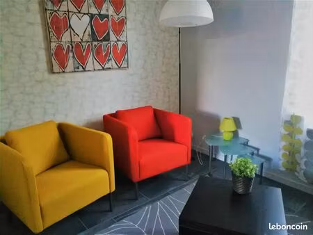 grand f3 meublé 48 m2 avec terrasse – parilly