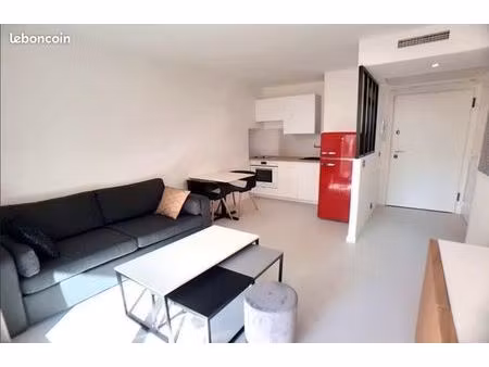 juan-les-pins - location meublée bail mobilité - appartement 26m2