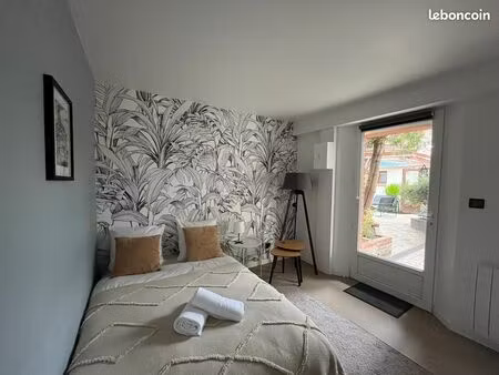 appartement meublé t1bis dans petite résidence conviviale avec espaces communs