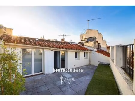 castellane 13006 - type 3 en duplex climatisé avec grande terrasse et mezzanine