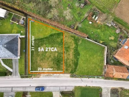 perceel grond voor open bebouwing op 5a 27ca
