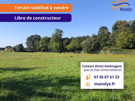 vente terrain 381 m² saint-georges-du-bois (17700)