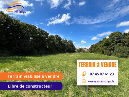 vente terrain 326 m² vérines (17540)