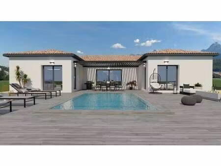 terrain avec maison neuve à vendre