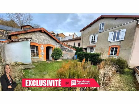 2 maisons de ville en pierre à rénover