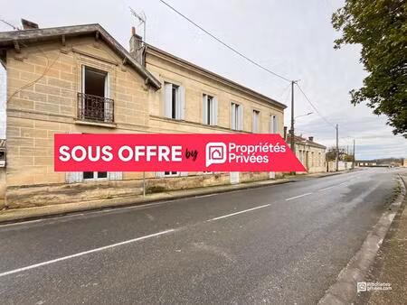 immeuble à vendre - investissement locatif - berson - proche saint-andré-de-cubzac