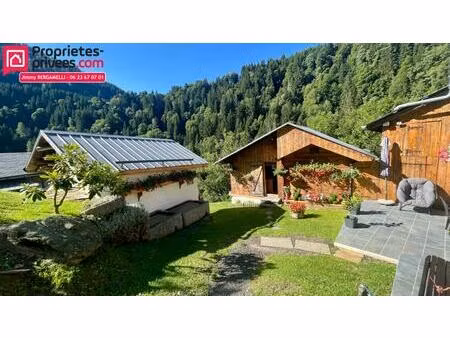 propriété d'exception sur les hauteurs de saint-gervais mont-blanc