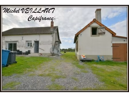 maison à vendre 3 pièces paray le fresil (03)  70 m²  chambre  garage  dépendance  terrain