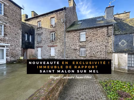 saint malon sur mel - spécial investisseur ! immeuble de rapport .
