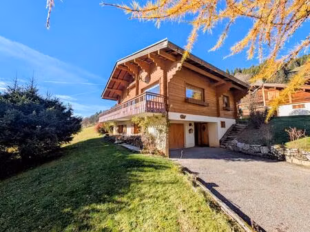 chalet d’exception avec vue montagne – secteur confins  la clusaz