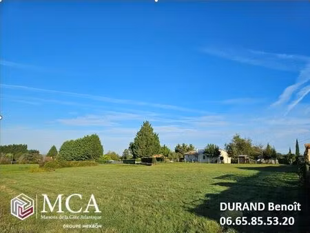 vente terrain 1200 m² vélines (24230)