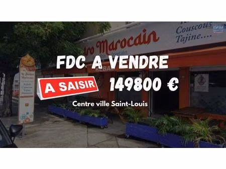 saint-louis – fonds de commerce restaurant “le bistro marocain” à vendre | 149 800 €