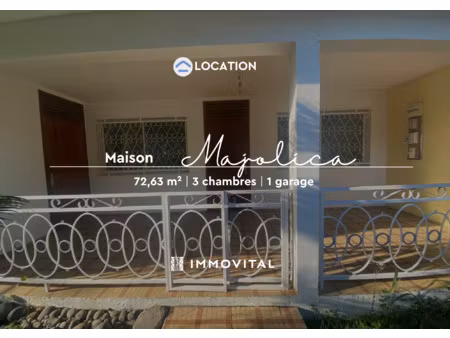 location maison 4 pièces 73m² basse terre 97100