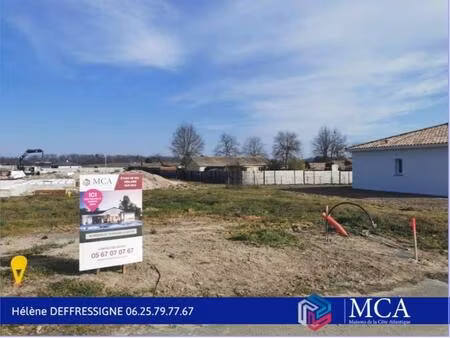 terrain à bâtir à roaillan (33210)