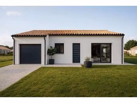 terrain avec maison neuve à vendre