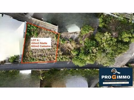 terrain constructible à vendre