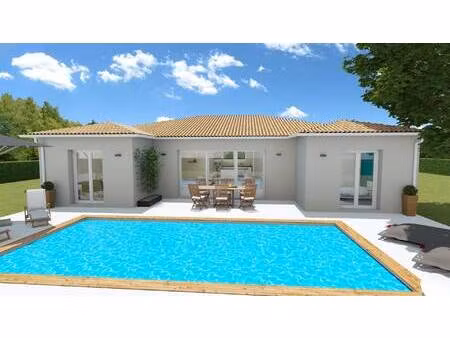 terrain avec maison neuve à vendre