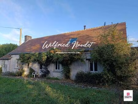 vente longère et corps de ferme à saint-vincent-du-lorouër (72150) : à vendre / 113m² sain