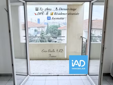 vente appartement 3 pièces à toulouse (31000) : à vendre 3 pièces / 58m² toulouse