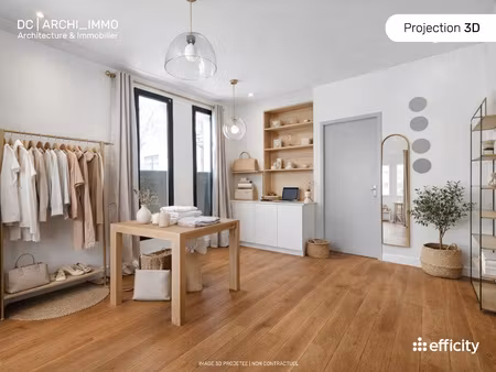 local commercial 1 pièce - 22 m²