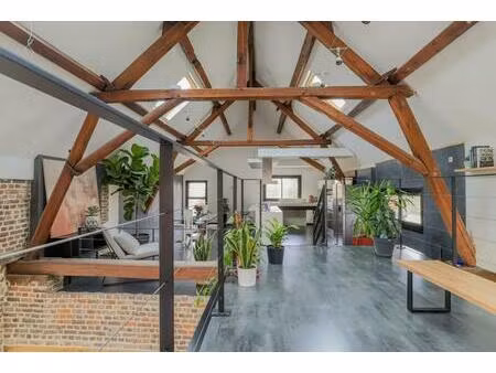 loft dans une grange de 9 pièces de 395 m2 - hergnies