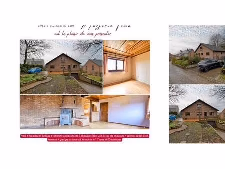 villa à vendre à rue de gentissart 26 villers-la-ville (vbd87790)