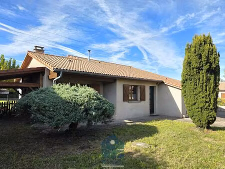 maison individuelle 5 pièces avec carport et jardin