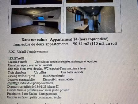 location appartement keskastel