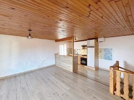 f3 en duplex avec cuisine equipee et grange - mur sur allier