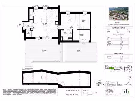 appartement rooftop 85m2