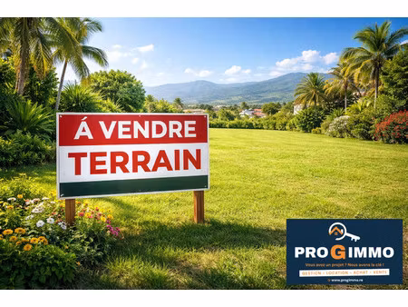 terrain constructible à vendre 400m2 - saint-pierre 97410