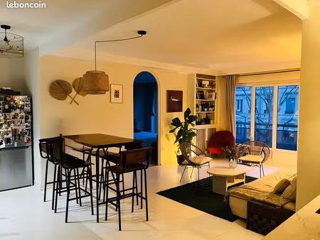 lyon 3 saxe – t4 refait à neuf – 85m² – 3 chambres – balcon filant