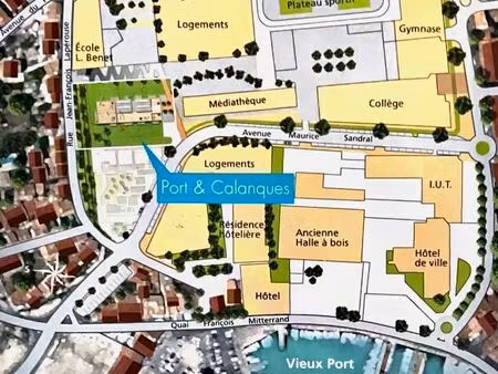 t2 46 m² + terrasse 32 m² + jardin 116m² + box double