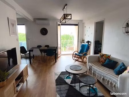 marseille bonneveine t 3 meublé lumineux. disponible à partir demi-mars