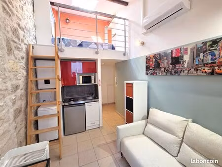 studio climatisé refait à neuf – proche timone