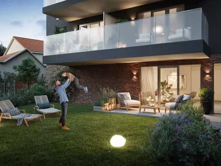 retour de lot 3 pieces avec terrasse et jardin proximité immédiate métro