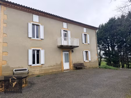 maison t5 - 195 m2 - dependances - puits - vue pyrénées - te