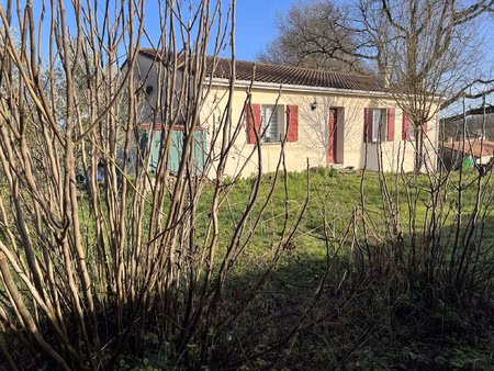 à vendre maison de plain-pied semi-enterrée à saint-saturn