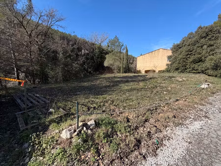 a vendre - terrain constructible - 500 m2 - vins sur caramy
