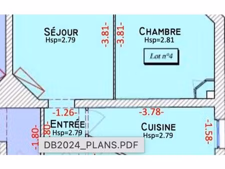 appartement saint-ouen 35.28 m² t-2 à vendre  265 000 €