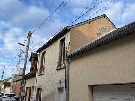 vente maison 3 pièces  62.80m²  châteauroux