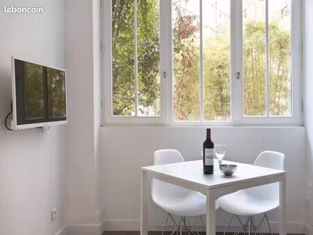 location studio montorgueil 1 mois - bail mobilité