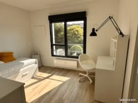 1 chambre – maison meublée avec jardin