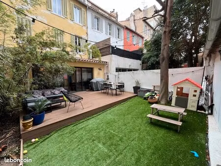 marseille 6ᵉ – esprit maison avec jardin confidentiel et dépendance