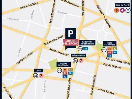 place moto sécurisée – vidéosurveillance  gardien  accès 24h – poissonnière 9e paris