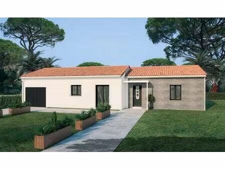 terrain avec maison neuve à vendre